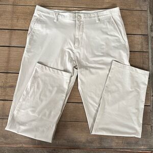 Rhone 34” W 30”L stone Commuter Classic Fit Pants